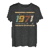 Classic 1971 Original Vintage Birthday Est 1971 Edition T-Shirt
