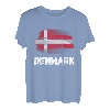 Dänemark Flagge Pride Retro dänische Flagge Familie passend T-Shirt
