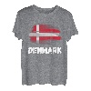 Dänemark Flagge Pride Retro dänische Flagge Familie passend T-Shirt