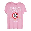 50. Geburtstag Schonend Behandeln Alte Kiste Ist 50 Tempo 50 T-Shirt