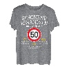 50. Geburtstag Schonend Behandeln Alte Kiste Ist 50 Tempo 50 T-Shirt