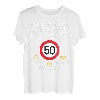 50. Geburtstag Schonend Behandeln Alte Kiste Ist 50 Tempo 50 T-Shirt