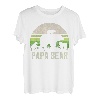 Herren Lustiges Opa Shirt von Grandkids Papa Bear 3 Cubs Grandad T-Shirt