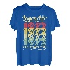 Legendär Seit 1972 Geschenk Geburtstag Shirt Jahrgang 72