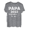 Herren Zukünftiger Papa 2022 Schwangerschaft Werdender Vater T-Shirt
