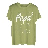 Herren werdender Vater dreifacher Papa hoch 3 Mathe Physik Lehrer T-Shirt