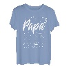 Herren werdender Vater dreifacher Papa hoch 3 Mathe Physik Lehrer T-Shirt