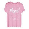 Herren werdender Vater dreifacher Papa hoch 3 Mathe Physik Lehrer T-Shirt