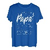 Herren werdender Vater dreifacher Papa hoch 3 Mathe Physik Lehrer T-Shirt
