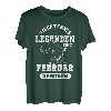 Tischtennis Legenden sind im Februar geboren Geburtstag T-Shirt