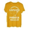 Tischtennis Legenden sind im Februar geboren Geburtstag T-Shirt