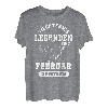 Tischtennis Legenden sind im Februar geboren Geburtstag T-Shirt