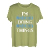 Herren I'm Jendrik Doing Jendrik Things Vornamen Spruch Geschenk T-Shirt