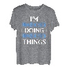 Herren I'm Jendrik Doing Jendrik Things Vornamen Spruch Geschenk T-Shirt