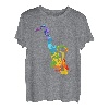 Splash Saxophon Musik Blasmusiker Geschenk Saxophonspieler T-Shirt