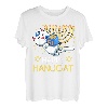Happy Hanucat Hanukkah Jüdische Katzen Menora Chanukka Kerze T-Shirt