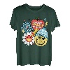 120. Schultag Lehrer Kinder Happy 120 Days Groovy T-Shirt