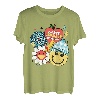 120. Schultag Lehrer Kinder Happy 120 Days Groovy T-Shirt
