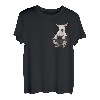 Lustiger Bullterrier in der Tasche für Bullterrier Liebhaber T-Shirt