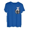 Lustiger Bullterrier in der Tasche für Bullterrier Liebhaber T-Shirt