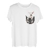 Lustiger Bullterrier in der Tasche für Bullterrier Liebhaber T-Shirt