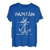 Herren Papitän | Papa und Kapitän Vater Vatertag Vatertagsgeschenk T-Shirt