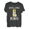 Herren Lustiges Apfelsaft King Outfit für Herren T-Shirt
