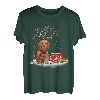Cavapoo Weihnachtsbaum mit Hund im Schnee T-Shirt