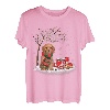 Cavapoo Weihnachtsbaum mit Hund im Schnee T-Shirt