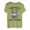 Lustiges Shirt Free Hugs Just Kidding Don't Touch Me Cat T-Shirt
