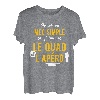 Herren Lustige Geschenkidee Apero Quad T-Shirt, humorvoll T-Shirt