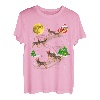 Border Terrier Weihnachten Santa reiten Hunde Geschenk T-Shirt