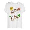 Border Terrier Weihnachten Santa reiten Hunde Geschenk T-Shirt