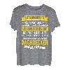 Herren Dachdecker Am Tresen Gefürchtet Dachdeckermeister Spruch T-Shirt