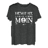 HEIMAT MOIN Anker Zuhause Spruch Hamburg Norden Damen Herren T-Shirt