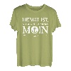 HEIMAT MOIN Anker Zuhause Spruch Hamburg Norden Damen Herren T-Shirt