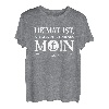 HEIMAT MOIN Anker Zuhause Spruch Hamburg Norden Damen Herren T-Shirt