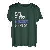 Eat Sleep Hockey Repeat Icehockey Feldhockey Coach Puck T-Shirt