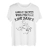 Cute Life Is Better When You Line Dance Geschenk für Männer und Frauen T-Shirt