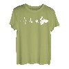 Herzschlag Quadfahrer ATV Geschenk Quad Retro EKG Puls T-Shirt