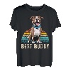 Retro American Staffordshire Terrier Geschenk Idee T-Shirt