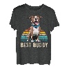 Retro American Staffordshire Terrier Geschenk Idee T-Shirt