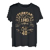 Februar 1983 Lustige Geschenke 40. Geburtstag Männer Frauen T-Shirt