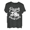 Papa T-Shirt Geschenk Vatertag Shirt Mein Held Sprüche Vater T-Shirt