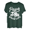 Papa T-Shirt Geschenk Vatertag Shirt Mein Held Sprüche Vater T-Shirt