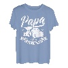Papa T-Shirt Geschenk Vatertag Shirt Mein Held Sprüche Vater T-Shirt