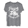 Papa T-Shirt Geschenk Vatertag Shirt Mein Held Sprüche Vater T-Shirt