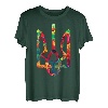 Wappen der Ukraine in den Nationalfarben | Ukrainische Macht T-Shirt