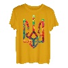 Wappen der Ukraine in den Nationalfarben | Ukrainische Macht T-Shirt