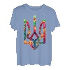 Wappen der Ukraine in den Nationalfarben | Ukrainische Macht T-Shirt